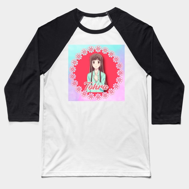 chica pelo cafe 1 Baseball T-Shirt by Sakura Girl Boutique